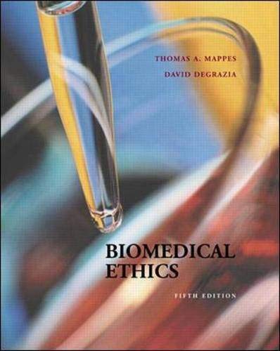 Biomedical ethics Cover