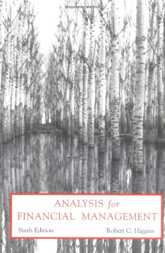 Analysis for financial management Cover