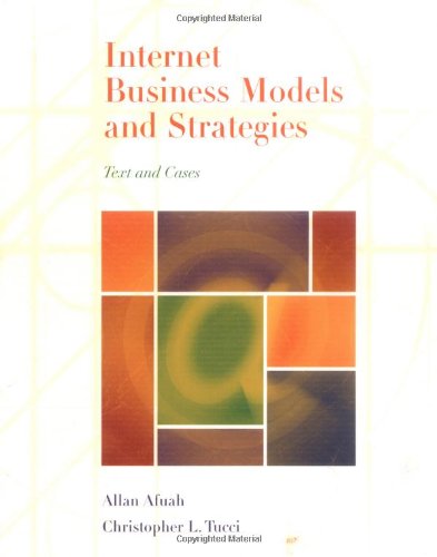 Internet business models and strategies Cover