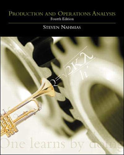 Production and Operations Analysis with Student CD-Rom Cover