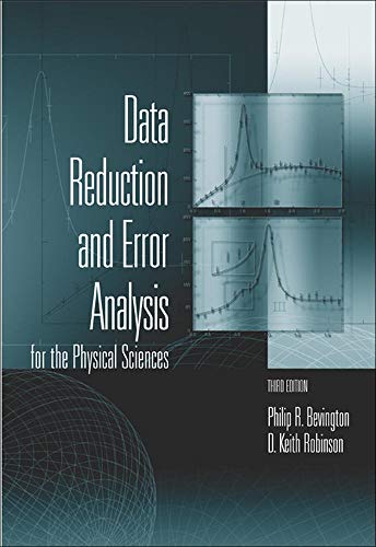 Data reduction and error analysis for the physical sciences Cover
