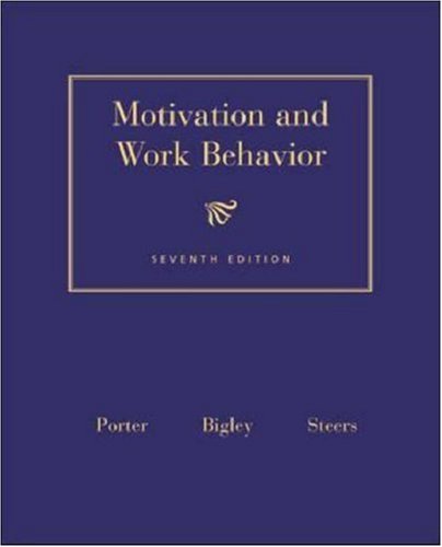 Motivation and Work Behavior Cover