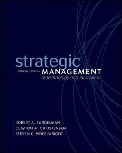 Strategic management of technology and innovation Cover