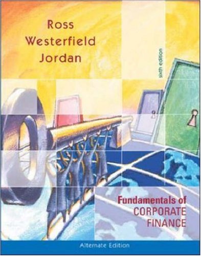 Fundamentals of Corporate Finance Alternate Edition w/Student CD ROM+ PowerWeb + Standard & Poor's Educational Version of Market Insight Cover