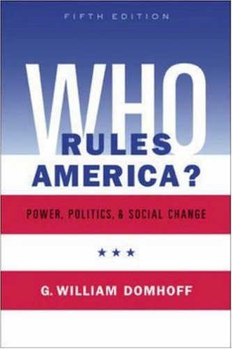 Who rules America? Cover