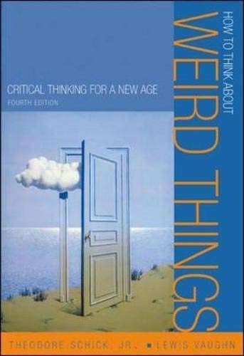 How to think about weird things Cover