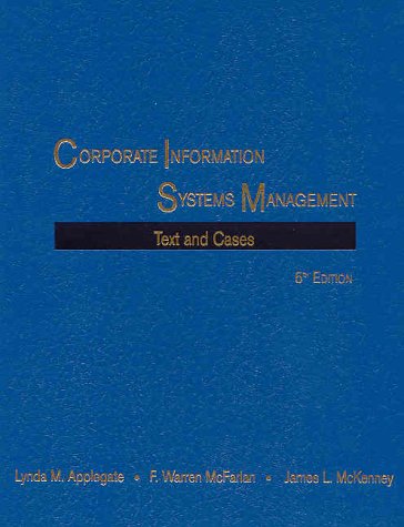 Corporate information systems management Cover