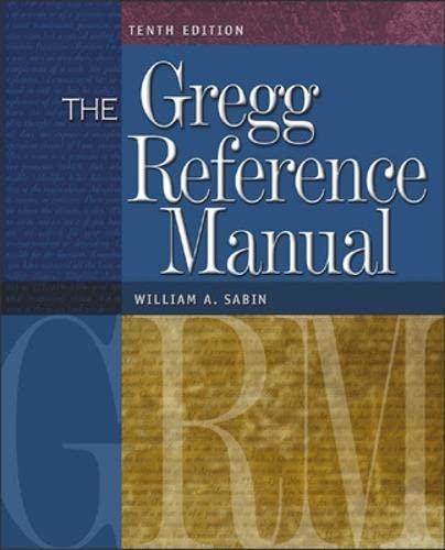 The Gregg reference manual Cover