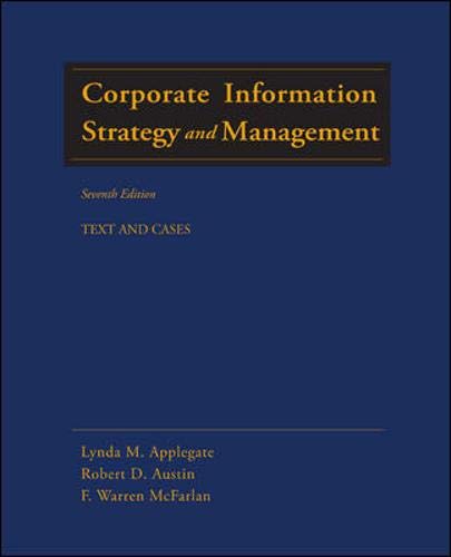 Corporate Information Strategy and Management Cover