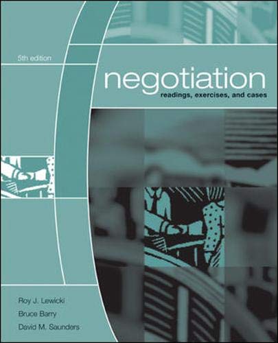 Negotiation Cover