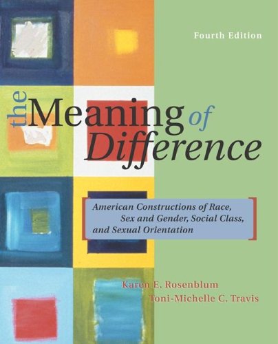 The meaning of difference Cover