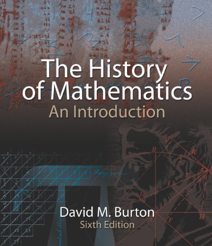 The history of mathematics Cover