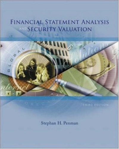 Financial statement analysis and security valuation Cover