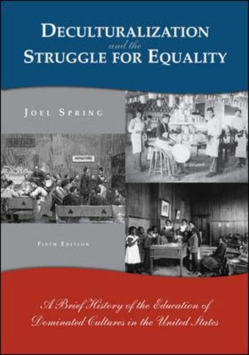 Deculturalization and the struggle for equality Cover