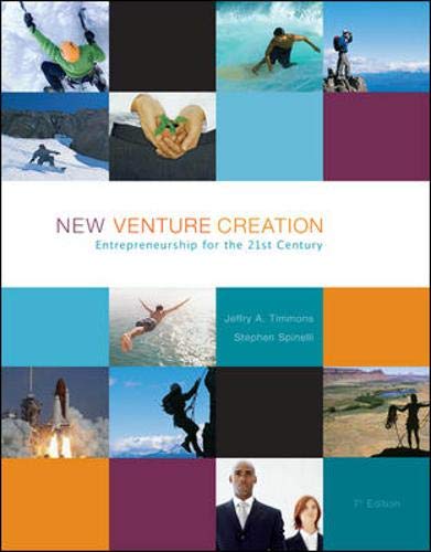 New Venture Creation Cover
