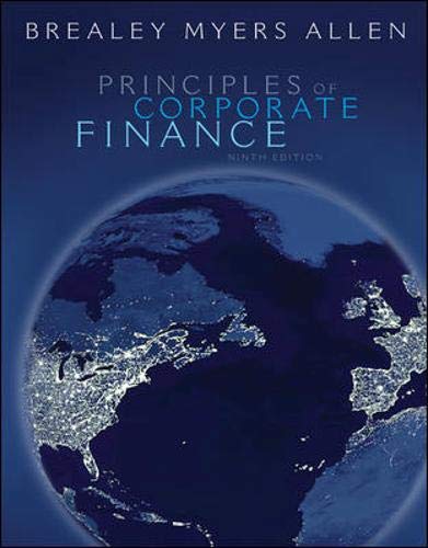 Principles of Corporate Finance with S&P bind-in card Cover