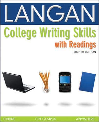 College writing skills with readings Cover