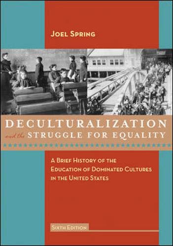 Deculturalization and the Struggle for Equality Cover