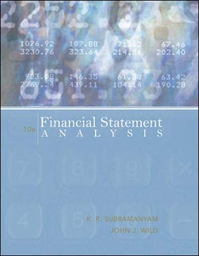 Financial statement analysis Cover