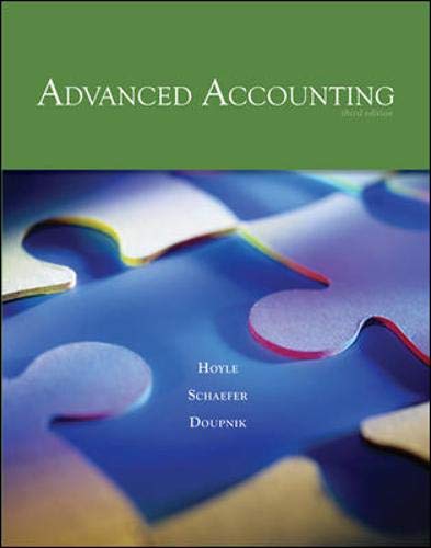 Advanced accounting Cover