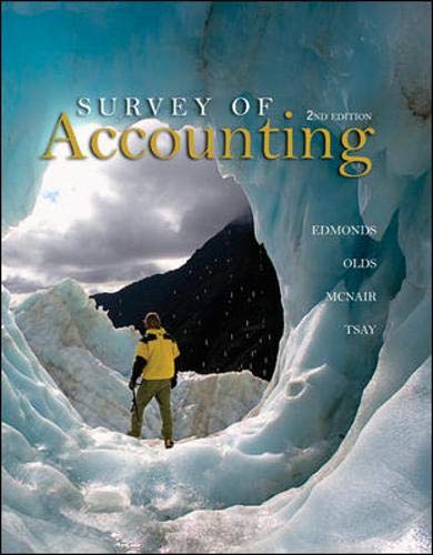 Survey of accounting Cover