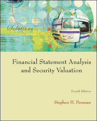 Financial statement analysis and security valuation Cover