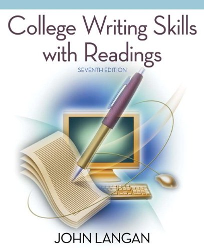 College writing skills with readings Cover