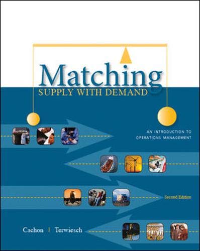 Matching supply with demand Cover