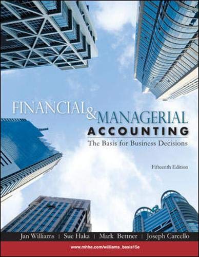 Financial & managerial accounting Cover