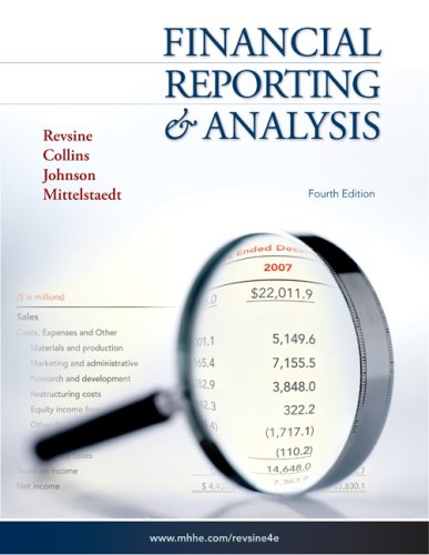 Financial reporting and analysis Cover