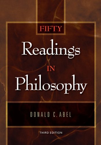 Fifty readings in philosophy Cover