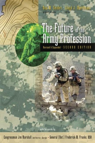 The future of the Army profession Cover
