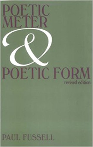 Poetic meter and poetic form Cover