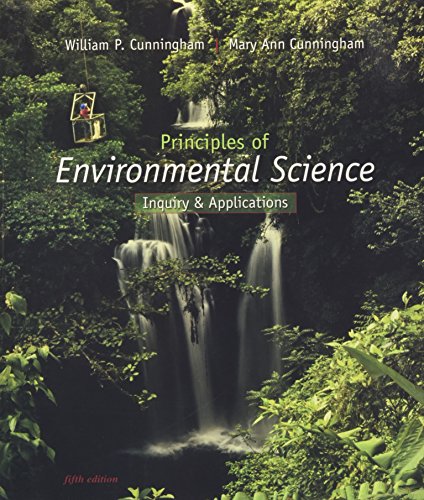 Principles of Environmental Science Cover