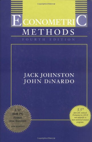 Econometric methods Cover