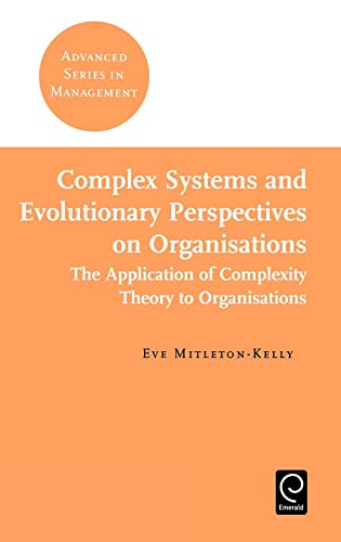 Complex systems and evolutionary perspectives on organisations Cover