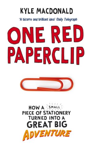 One red paperclip Cover