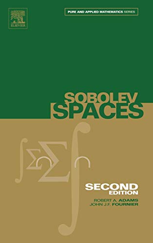 Sobolev Spaces, Second Edition (Pure and Applied Mathematics, Volume 140) (Pure and Applied Mathematics) Cover