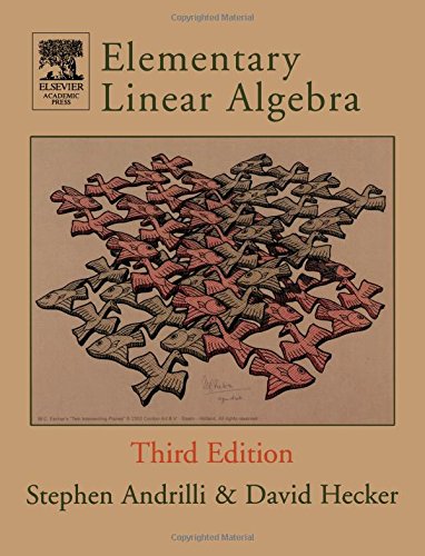 Elementary linear algebra Cover