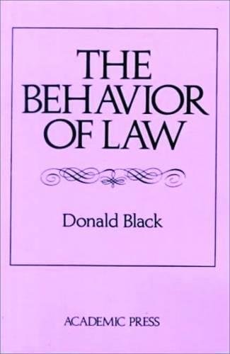 The behaviour of Law Cover