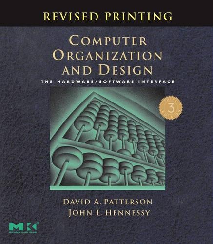 Computer Organization and Design, Revised Printing, Third Edition, Third Edition Cover