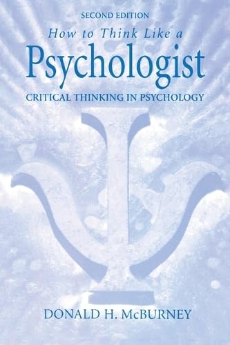 How to think like a psychologist Cover