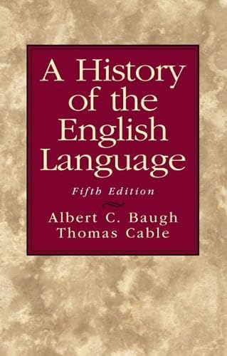 A history of the English language Cover
