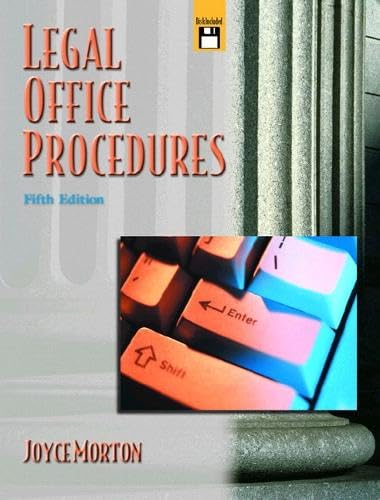 Legal office procedures Cover