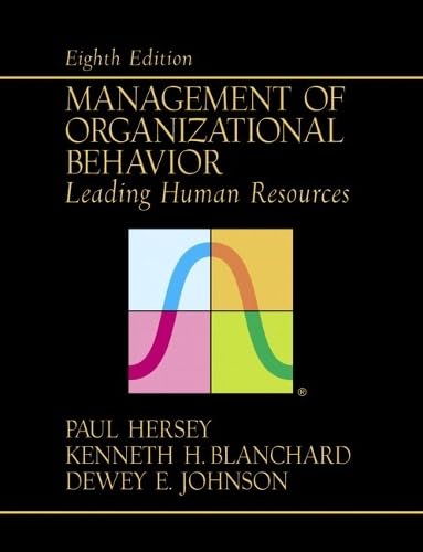 Management of Organizational Behavior Cover