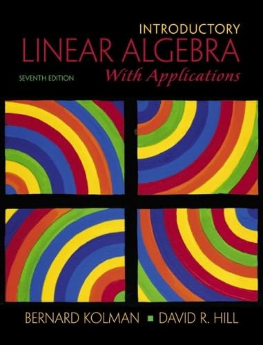 Introductory linear algebra with applications. Cover