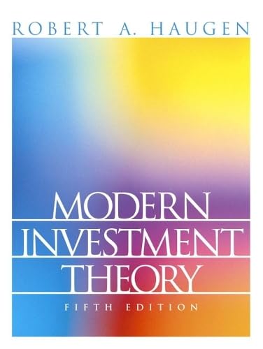 Modern investment theory Cover