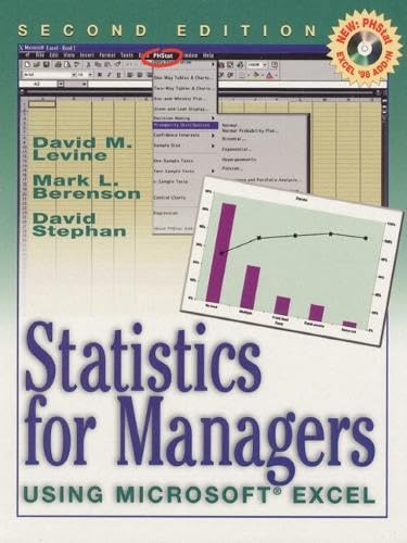 Statistics for Managers Using Microsoft Excel (2nd Edition) Cover