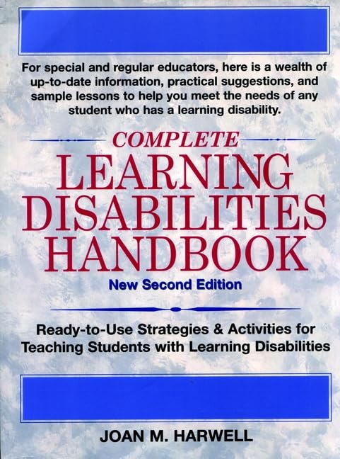 Complete learning disabilities handbook Cover