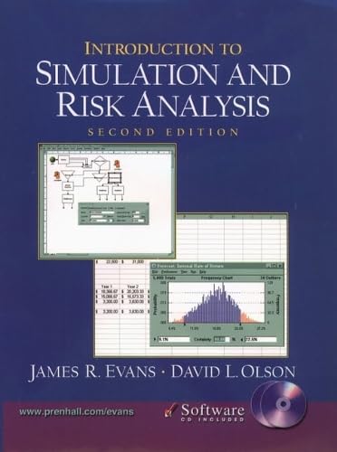 Introduction to Simulation and Risk Analysis (2nd Edition) Cover